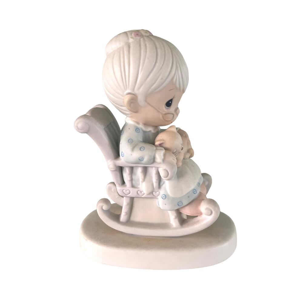Enesco Precious Moments The Purr-fect Grandma Figurine